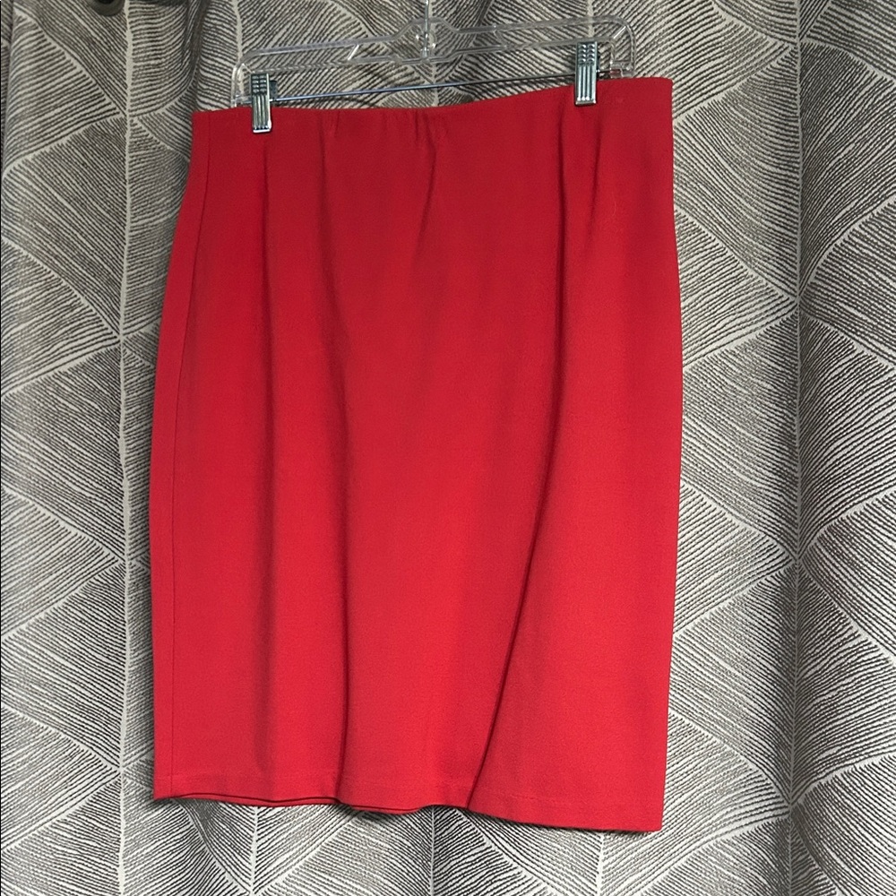 Premise Vibrant Red Pencil Skirt